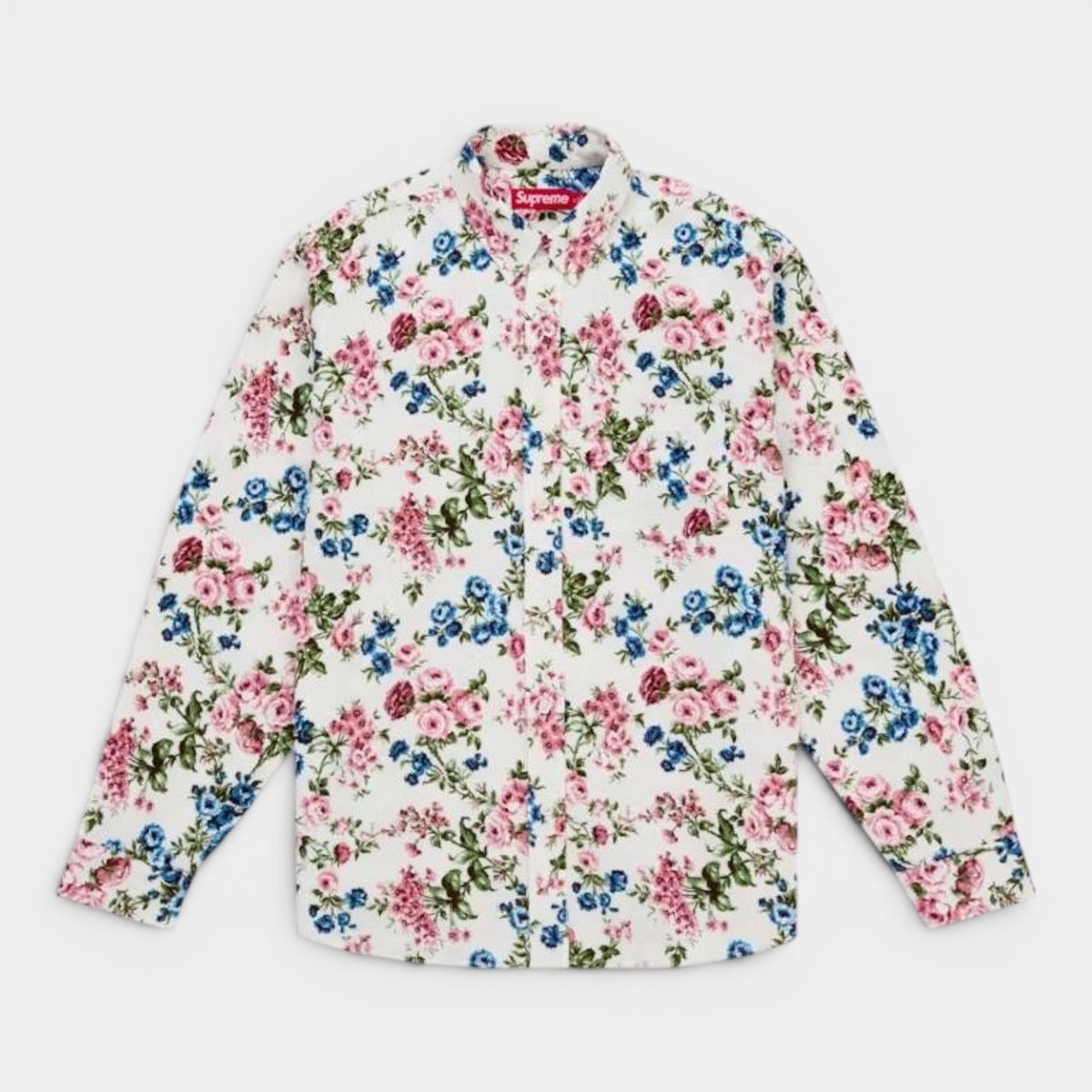 Supreme シュプリーム 2026SS Floral Flannel Shirt フローラル フランネルシャツ　ホワイト