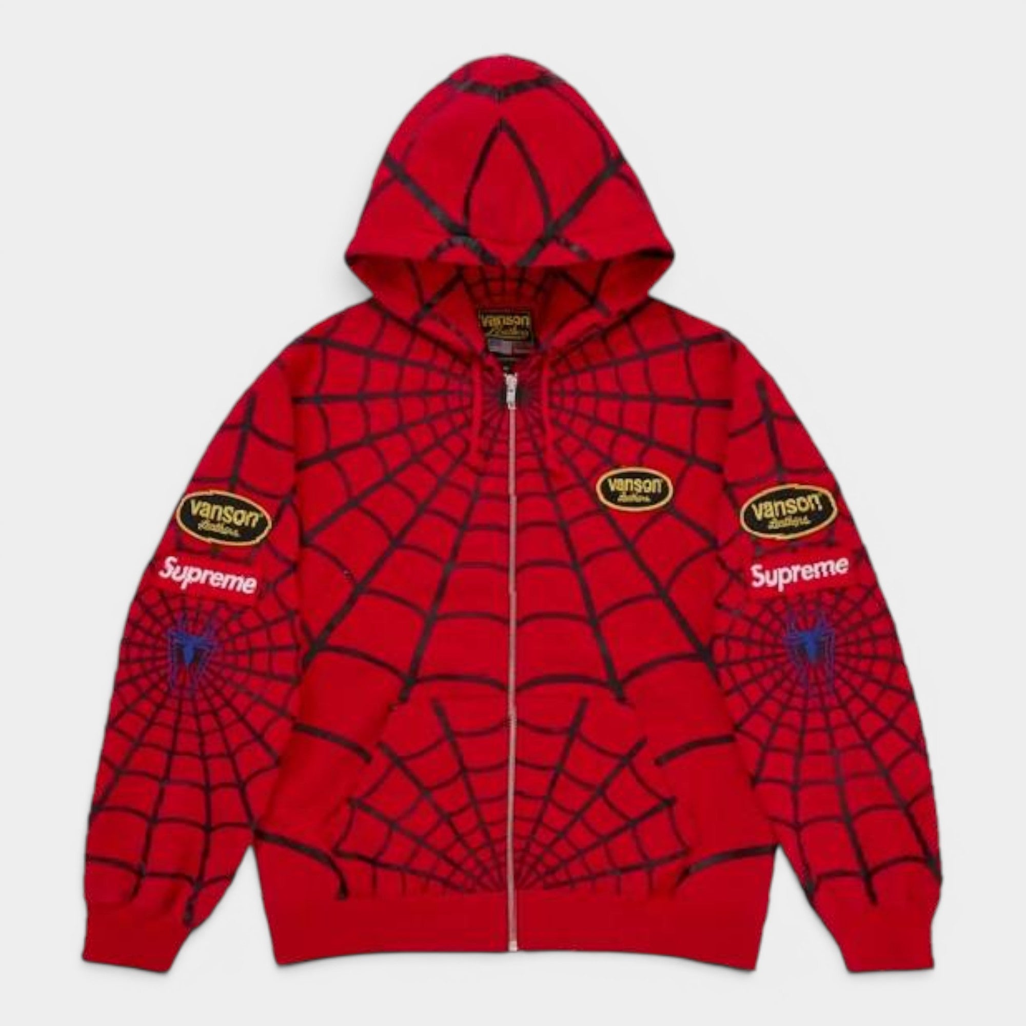 Supreme シュプリーム 2026SS Vanson Leathers Spider-Man Zip Up 