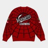  Supreme シュプリーム 2026SS Vanson Leathers Spider-Man Sweater　バンソンレザーズ スパイダーマンセーター　レッド1