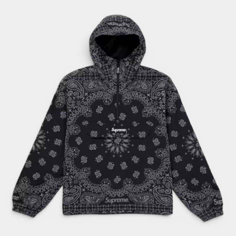 Supreme シュプリーム 2026SS Reflective Bandana Anorak　リフレクティブバンダナアノラック　ブラック