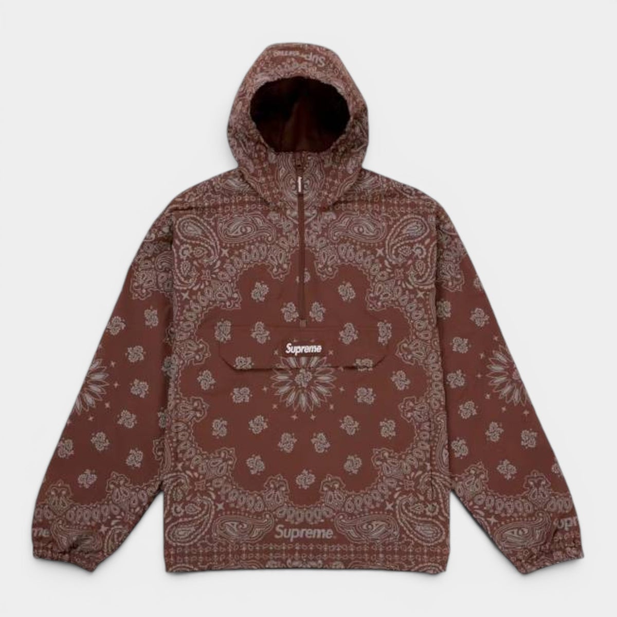  Supreme シュプリーム 2026SS Reflective Bandana Anorak　リフレクティブバンダナアノラック　ブラウン