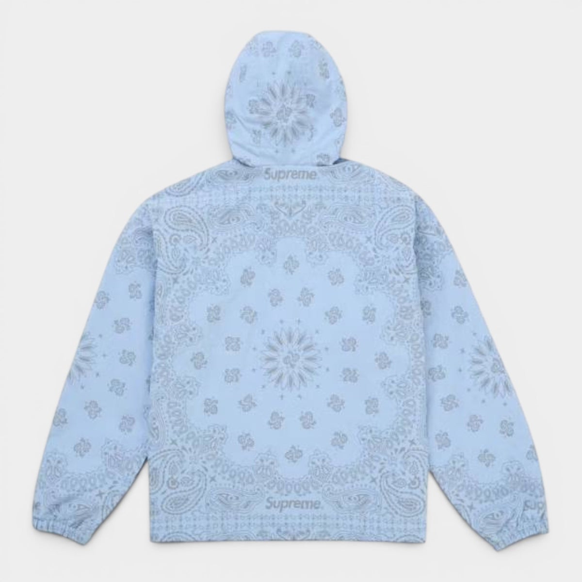 Supreme シュプリーム 2026SS Reflective Bandana Anorak　リフレクティブバンダナアノラック　ライトブルー1