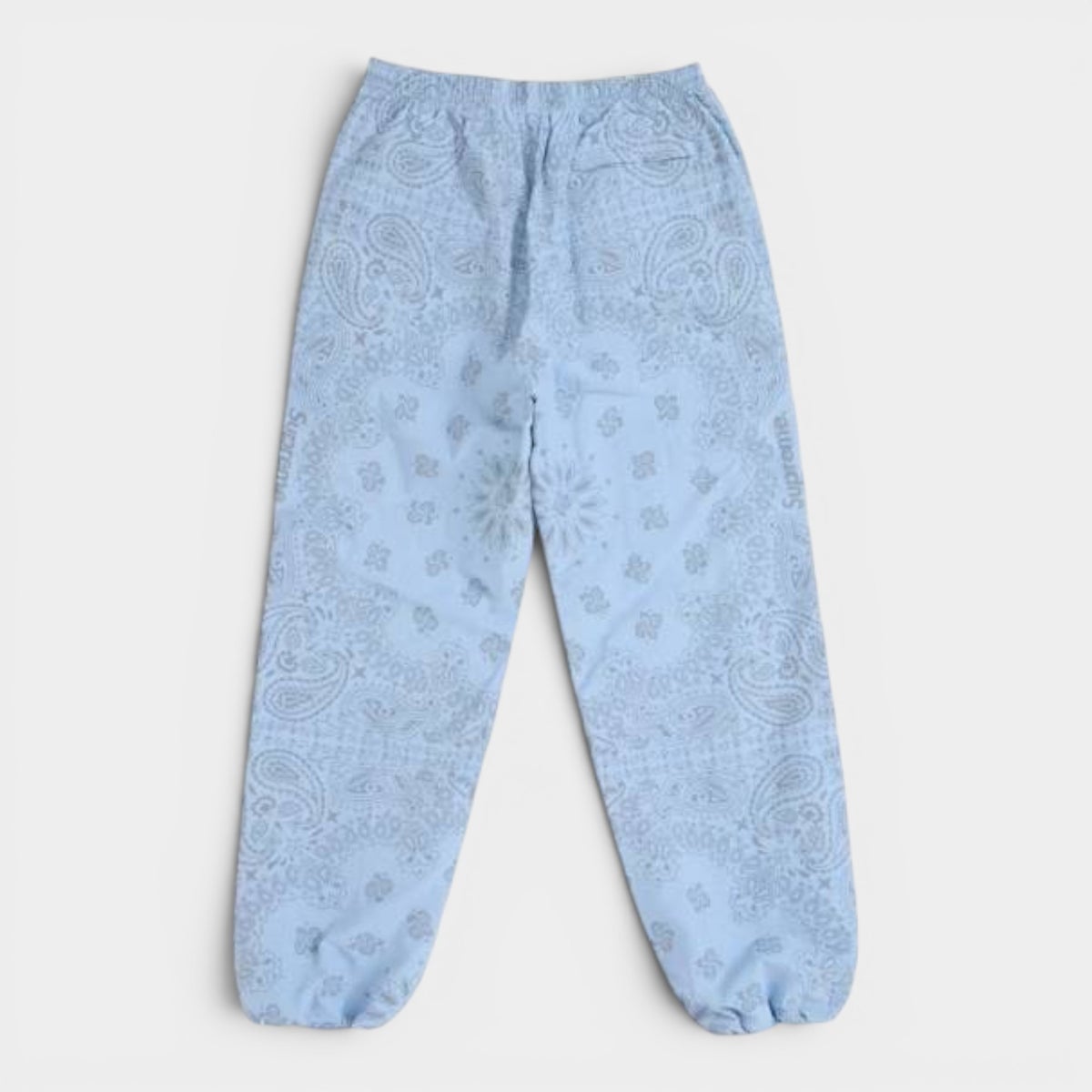  Supreme シュプリーム 2026SS Reflective Bandana Track Pant　リフレクティブバンダナトラックパンツ　ライトブルー1