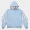 Supreme シュプリーム 2026SS Jordan Hooded Leather Jacket ジョーダン フーデッド レザージャケット ライトブルー