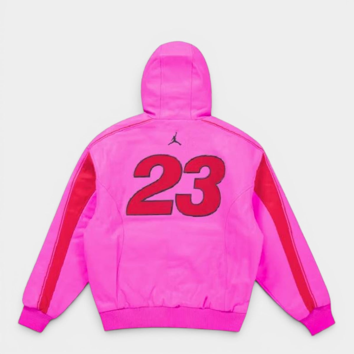 Supreme シュプリーム 2026SS Jordan Hooded Leather Jacket ジョーダン フーデッド レザージャケット ピンク1
