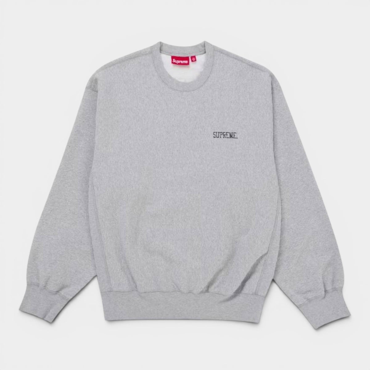  Supreme シュプリーム 2026SS Washed Crewneck ウォッシュドクルーネック　ヘザーグレー