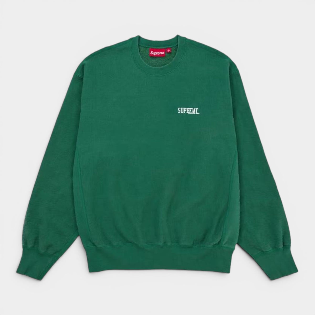 Supreme シュプリーム 2026SS Washed Crewneck ウォッシュドクルーネック　グリーン