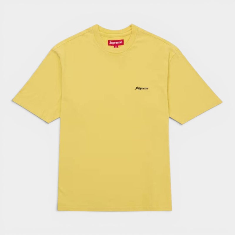 Supreme シュプリーム 2026SS Washed S/S Top Tee ウォッシュド ショートスリーブトップTシャツ イエロー