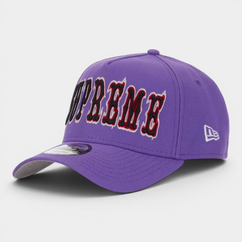 Supreme シュプリーム 2026SS Gothic Outline Adjustable New Era Cap ゴシックアウトライン アジャスタブルニューエラキャップ パープル