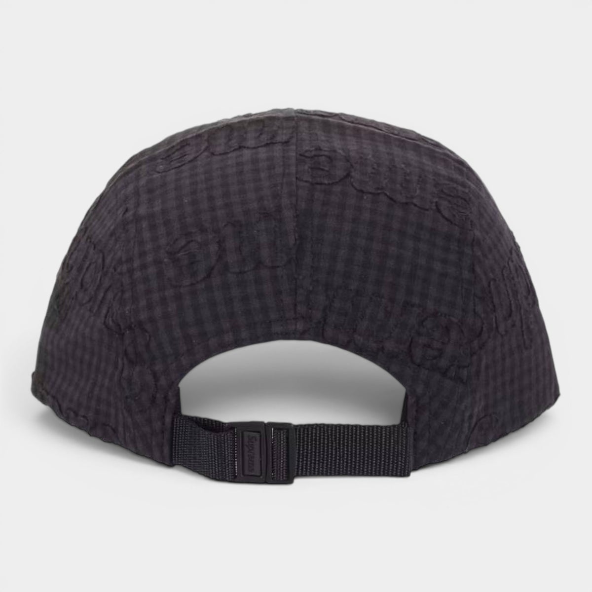 Supreme シュプリーム 2026SS Monogram Gingham Camp Cap モノグラムギンガム キャンプキャップ ブラック1