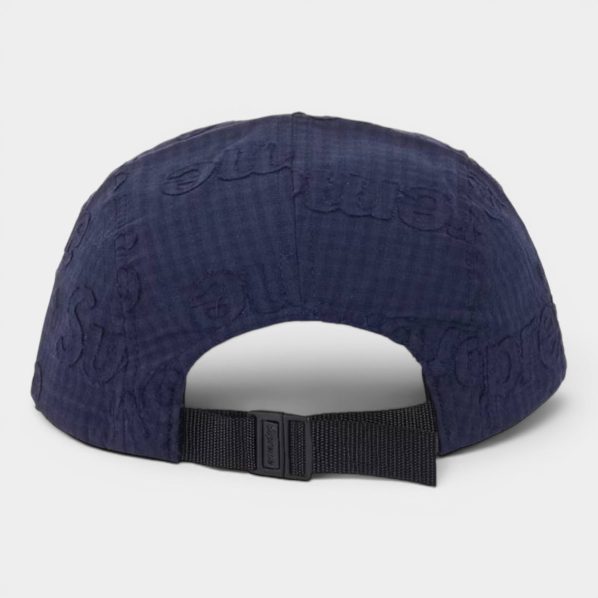  Supreme シュプリーム 2026SS Monogram Gingham Camp Cap モノグラムギンガム キャンプキャップ ネイビー1