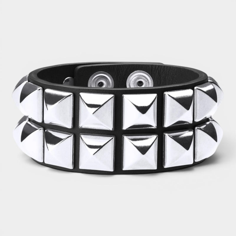 Supreme シュプリーム 2026SS Studded Leather Bracelet スタッズド レザーブレスレット ブラック