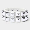 Supreme シュプリーム 2026SS Studded Leather Bracelet スタッズド レザーブレスレット ホワイト