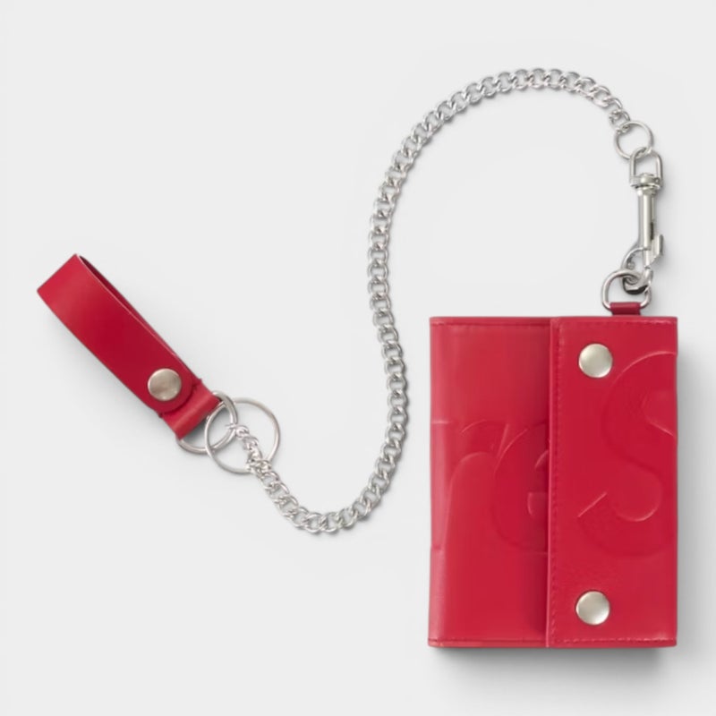 Supreme シュプリーム 2026SS Leather Chain Wallet レザー チェーンウォレット レッド