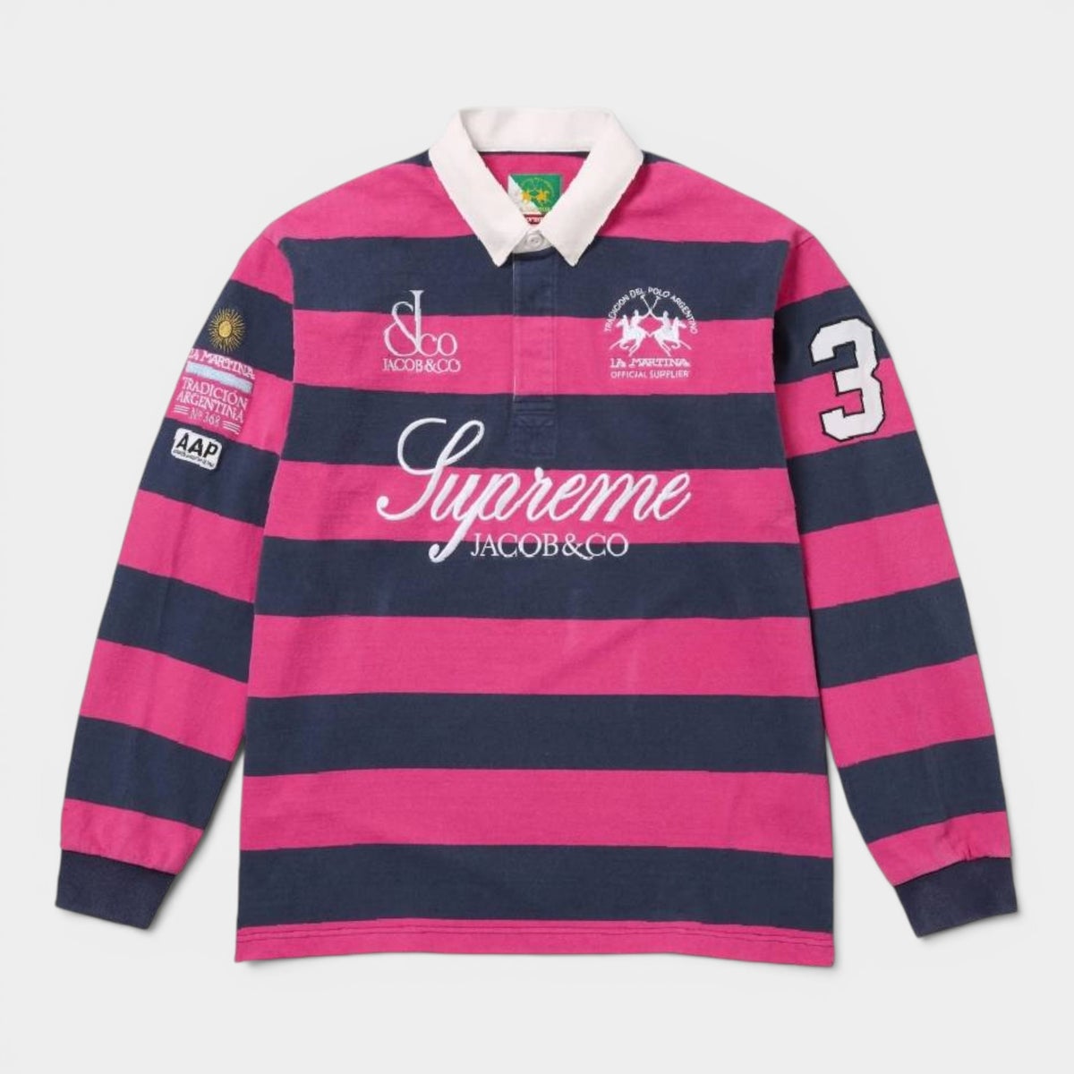  Supreme シュプリーム 2026SS La Martina Rugby ラマルティーナ ラグビー ストライプ