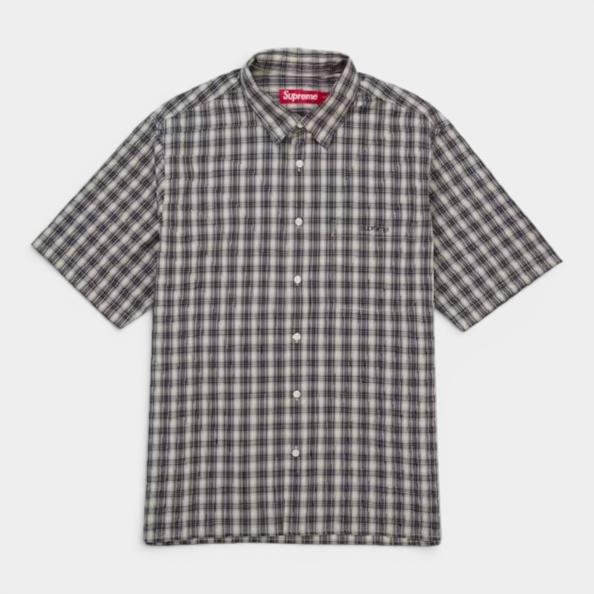 Supreme シュプリーム 2026SS Mini Plaid S/S Shirt ミニプレイド ショートスリーブシャツ ストーン