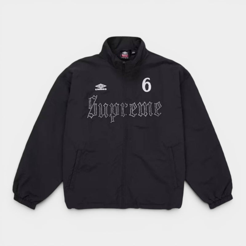 Supreme シュプリーム 2026SS Umbro Rhinestone Track Jacket アンブロ ラインストーン トラックジャケット ブラック