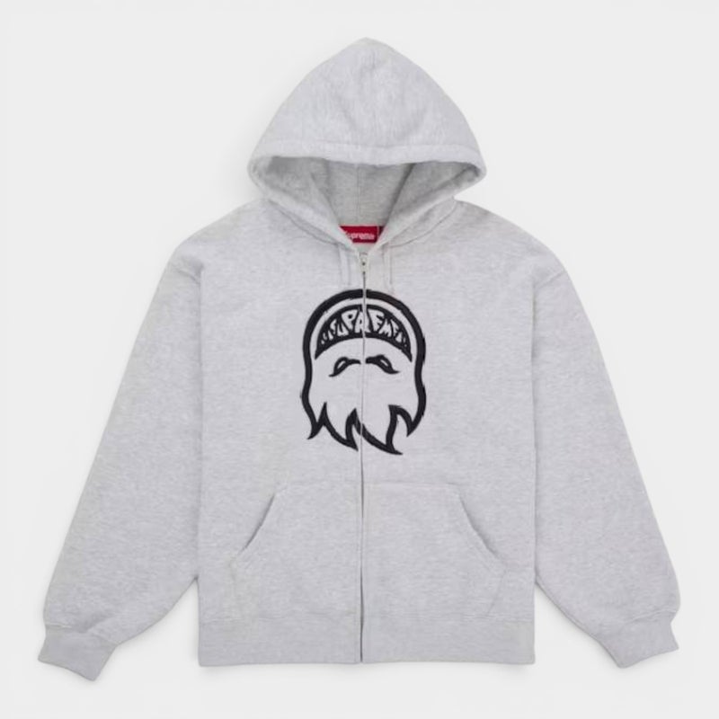 Supreme シュプリーム 2026SS Spitfire Zip Up Hooded Sweatshirt　スピットファイア ジップアップ フーデッドスウェットパーカー アッシュグレー