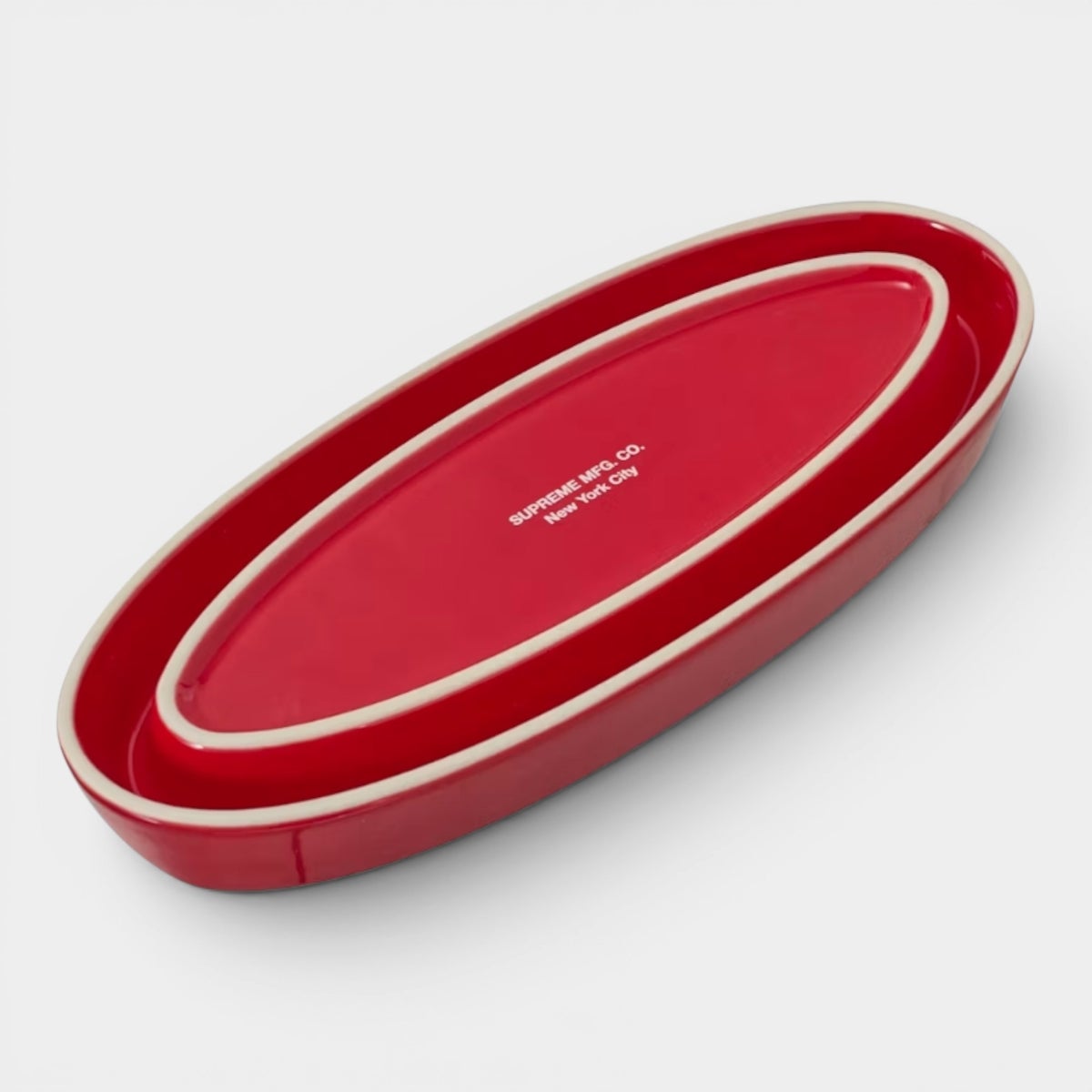 Supreme シュプリーム 2026SS Oval Tray オーバルトレイ　レッド1