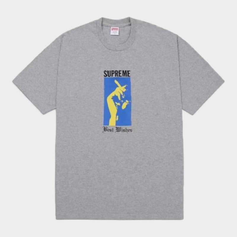 Supreme シュプリーム 2026SS Wish Tee　ウィッシュTシャツ　ヘザーグレー