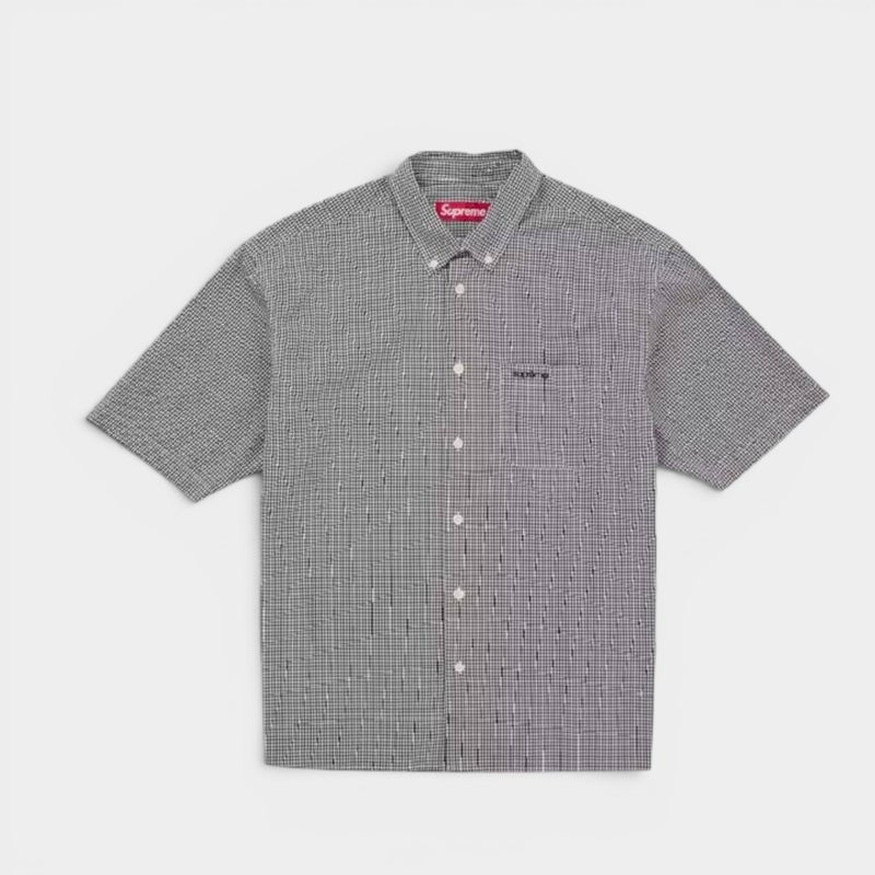 Supreme シュプリーム 2026SS Gingham S/S Shirt ギンガムショートスリーブシャツ ブラック