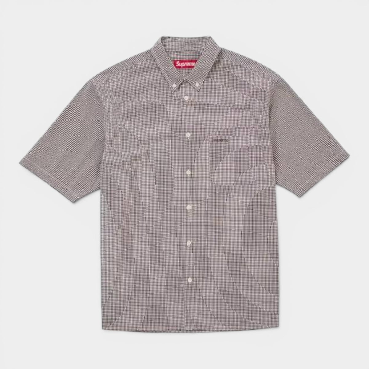 Supreme シュプリーム 2026SS Gingham S/S Shirt ギンガムショートスリーブシャツ　ブラウン