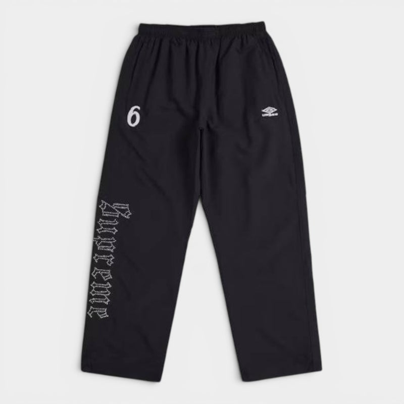 Supreme シュプリーム 2026SS Umbro Rhinestone Track Pant アンブロ ラインストーン トラックパンツ ブラック