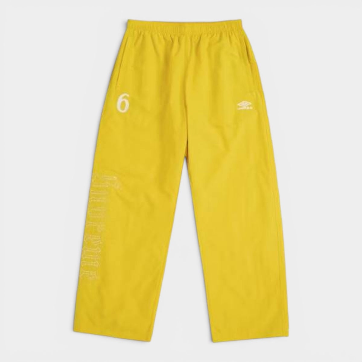 Supreme シュプリーム 2026SS Umbro Rhinestone Track Pant アンブロ ラインストーン トラックパンツ　イエロー