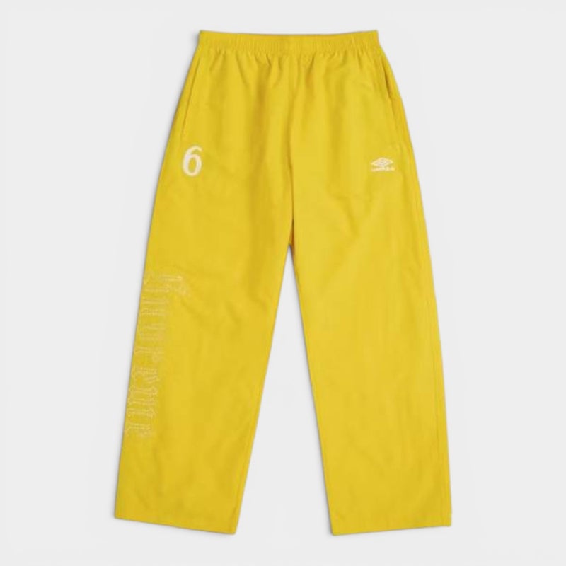 Supreme シュプリーム 2026SS Umbro Rhinestone Track Pant アンブロ ラインストーン トラックパンツ　イエロー