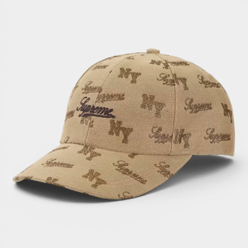  Supreme シュプリーム 2026SS Monogram 6-Panel Cap モノグラム 6パネル キャップ タン