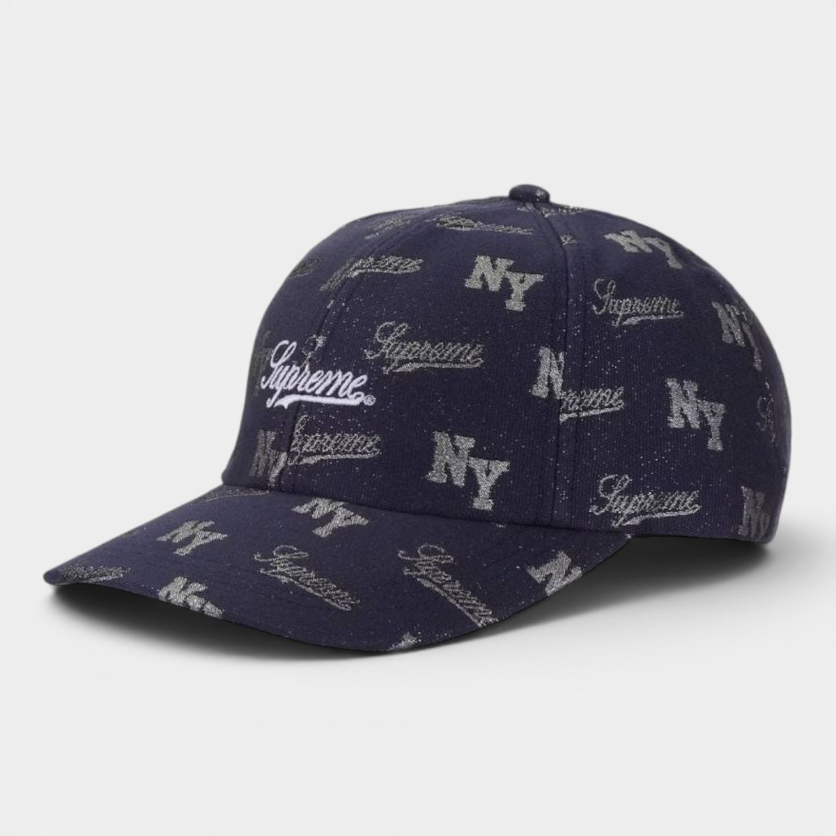 Supreme シュプリーム 2026SS Monogram 6-Panel Cap モノグラム 6パネル キャップ ネイビー