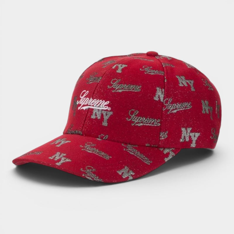  Supreme シュプリーム 2026SS Monogram 6-Panel Cap モノグラム 6パネル キャップ レッド