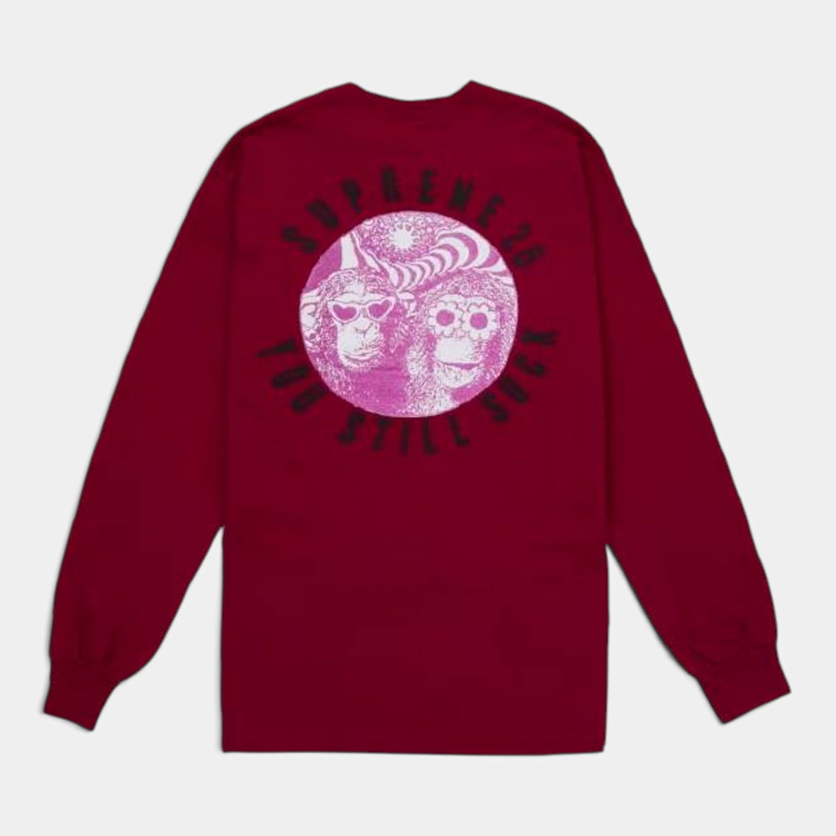 Supreme シュプリーム 2026AW You Still Suck L/S Tee ユースティルサック ロングスリーブTシャツ カーディナル