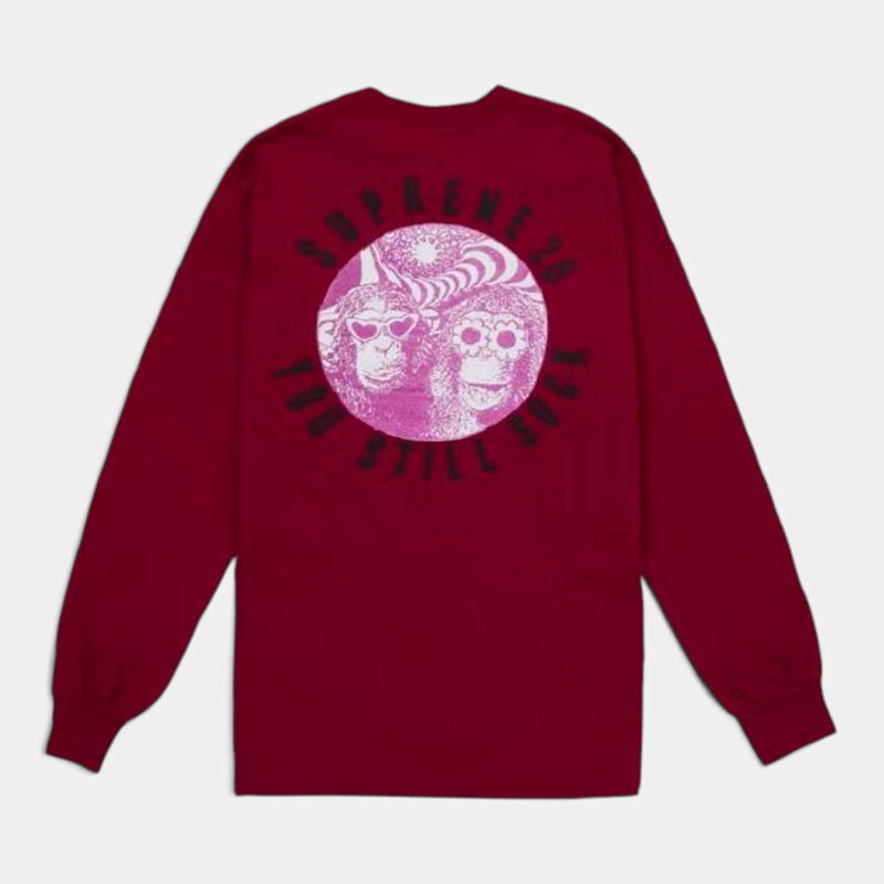 Supreme シュプリーム 2026AW You Still Suck L/S Tee ユースティルサック ロングスリーブTシャツ カーディナル