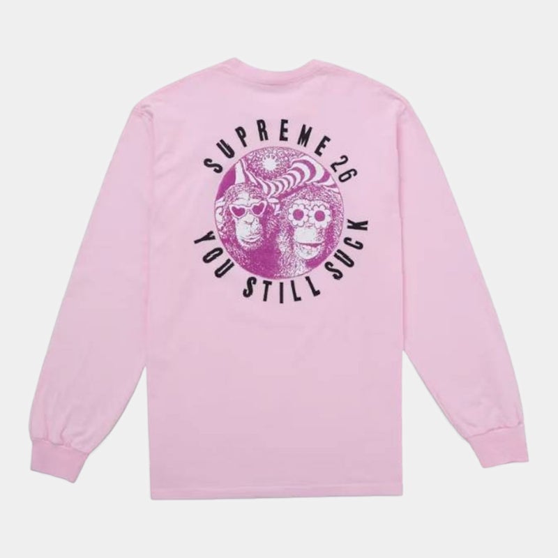 Supreme シュプリーム 2026AW You Still Suck L/S Tee ユースティルサック ロングスリーブTシャツ ライトピンク