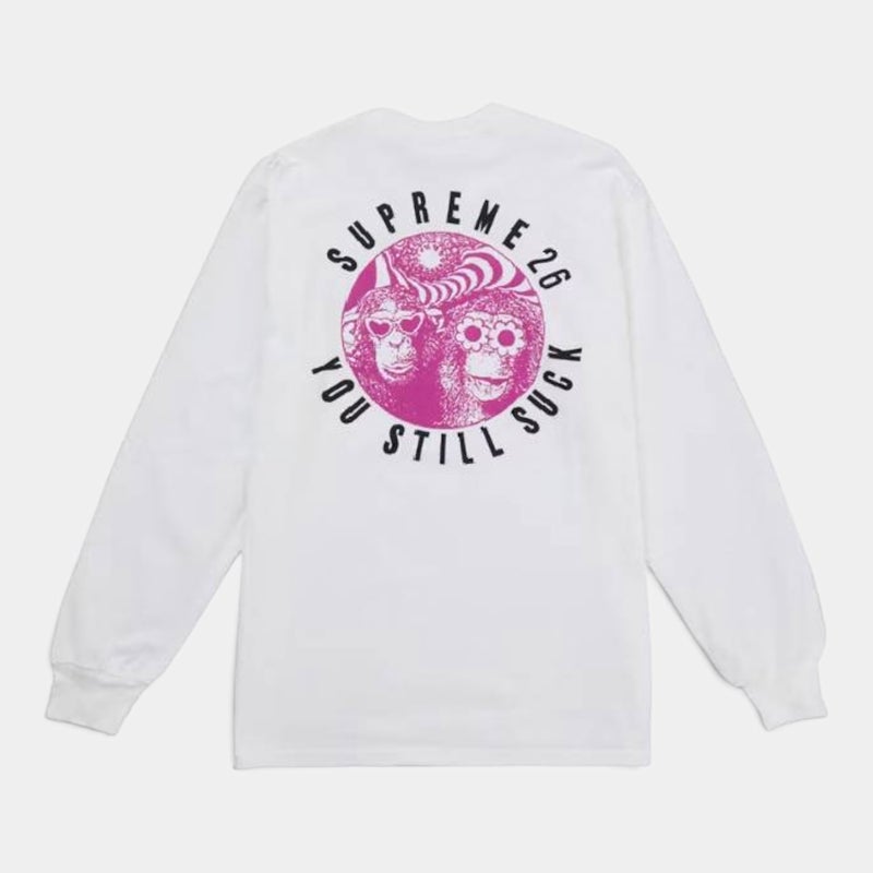 Supreme シュプリーム 2026AW You Still Suck L/S Tee ユースティルサック ロングスリーブTシャツ ホワイト