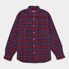 Supreme シュプリーム 2026AW Frayed Textured Plaid Shirt　フレイドテクスチャード プラッドシャツ　ネイビー
