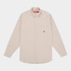 Supreme シュプリーム 2026AW Loose Fit Flannel Oxford Shirt ルーズフィットフランネル オックスフォードシャツ　タンストライプ