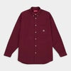 Supreme シュプリーム 2026AW Loose Fit Flannel Oxford Shirt ルーズフィットフランネル オックスフォードシャツ　バーガンディ