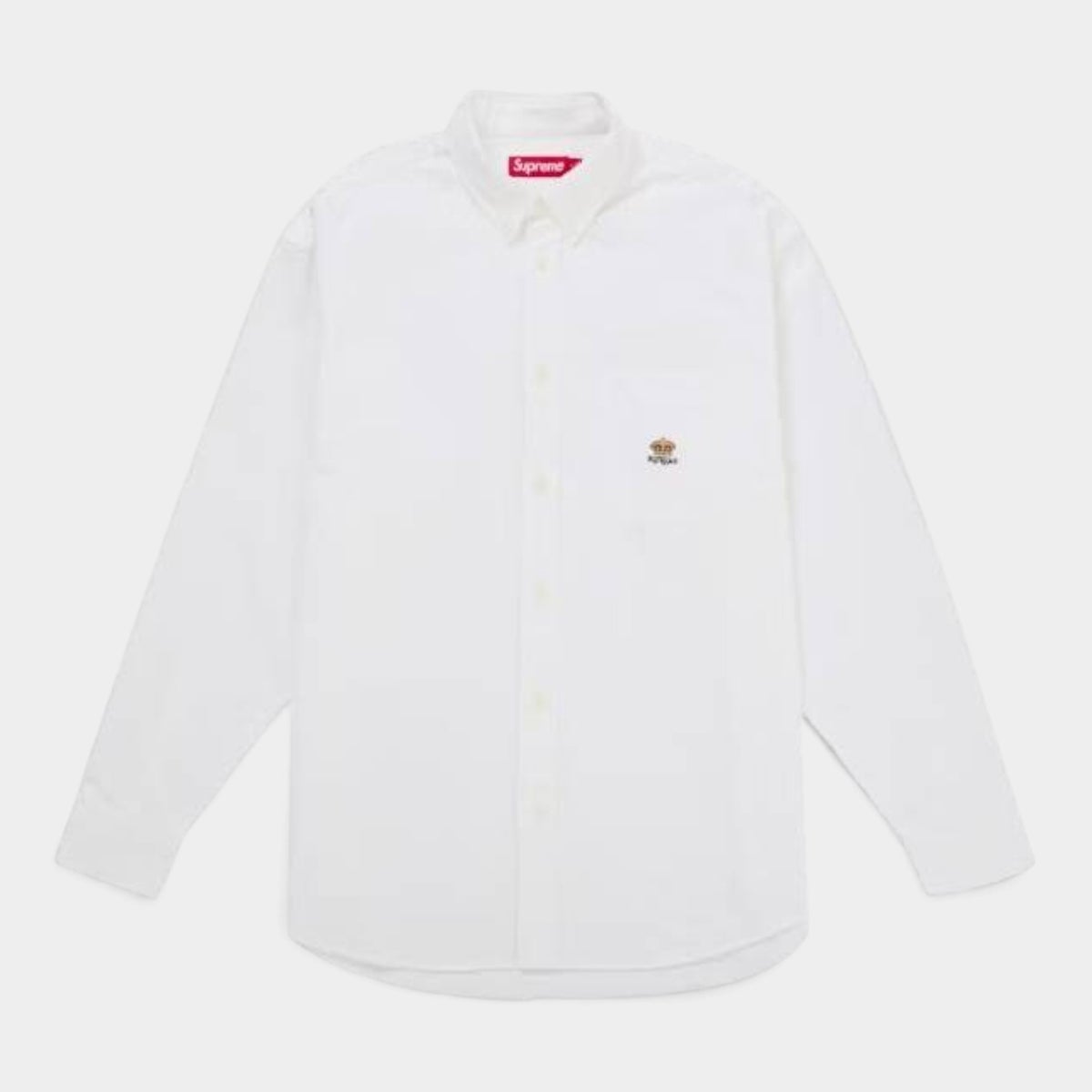 Supreme シュプリーム 2026AW Loose Fit Flannel Oxford Shirt ルーズフィットフランネル オックスフォードシャツ　ホワイト