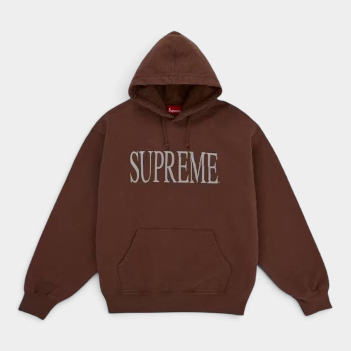 Supreme シュプリーム 2026AW Capital Hooded Sweatshirt　キャピタルフーデッド スウェットパーカー ブラウン