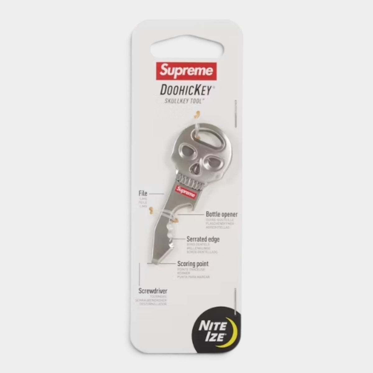 Supreme シュプリーム 2026AW Nite Ize Skull Key Tool　ナイトアイズ スカルキーツール　シルバー1
