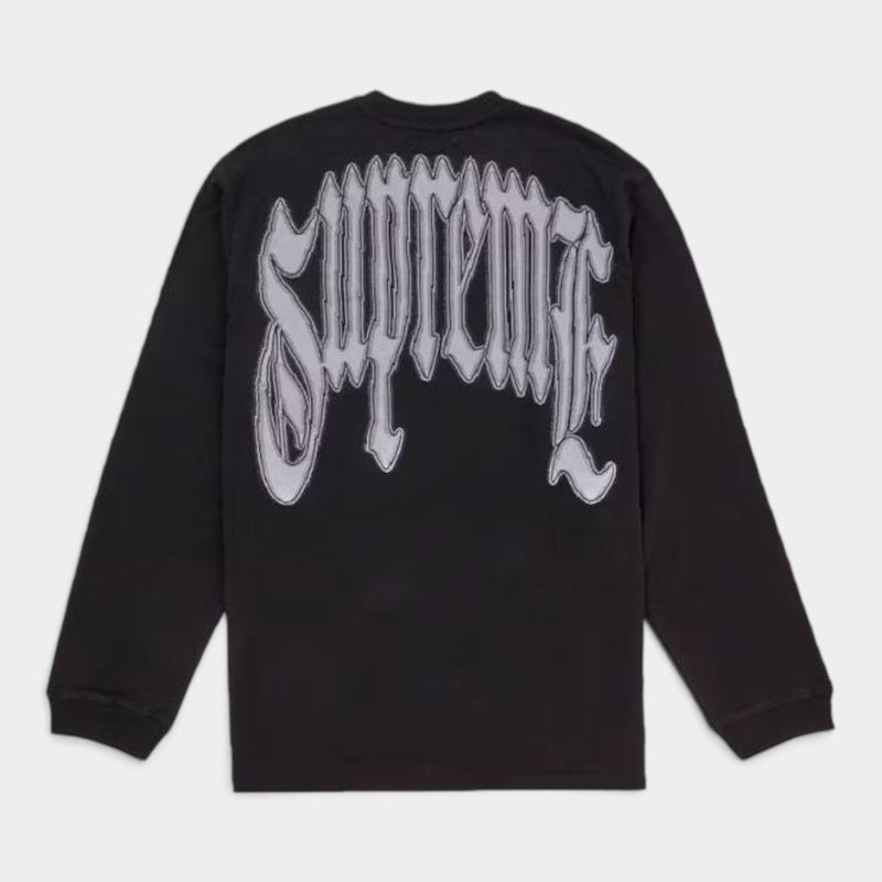  Supreme シュプリーム 2026AW Intarsia L/S Top インターシャロングスリーブトップTシャツ ブラック