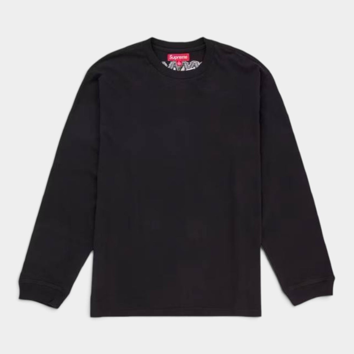  Supreme シュプリーム 2026AW Intarsia L/S Top インターシャロングスリーブトップTシャツ ブラック1