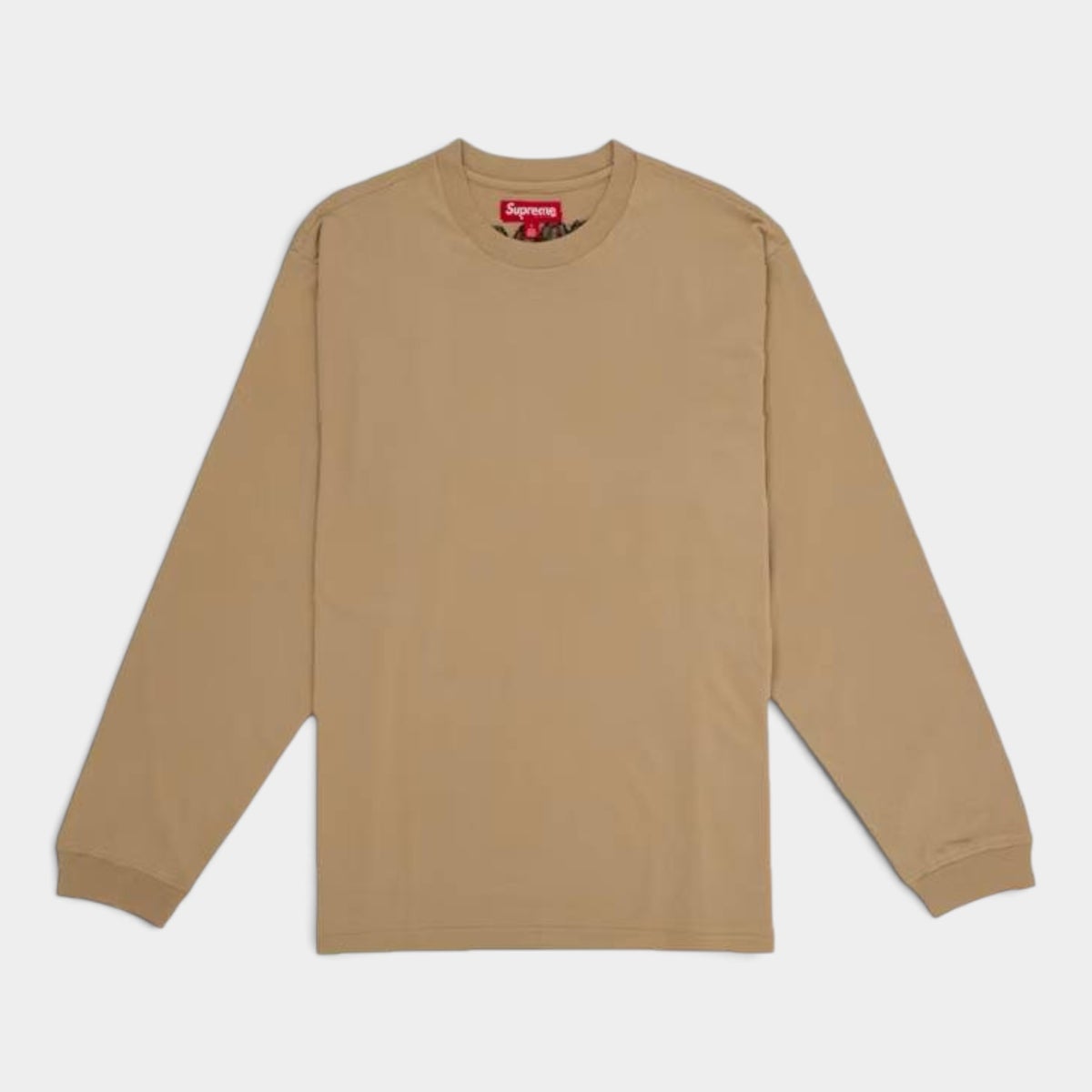 Supreme シュプリーム 2026AW Intarsia L/S Top インターシャロングスリーブトップTシャツ タン1