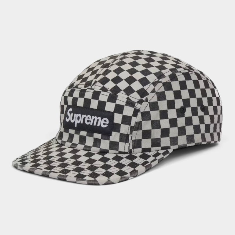 Supreme シュプリーム 2026AW Washed Chino Twill Camp Cap ウォッシュドチノツイル キャンプキャップ チェッカーボード