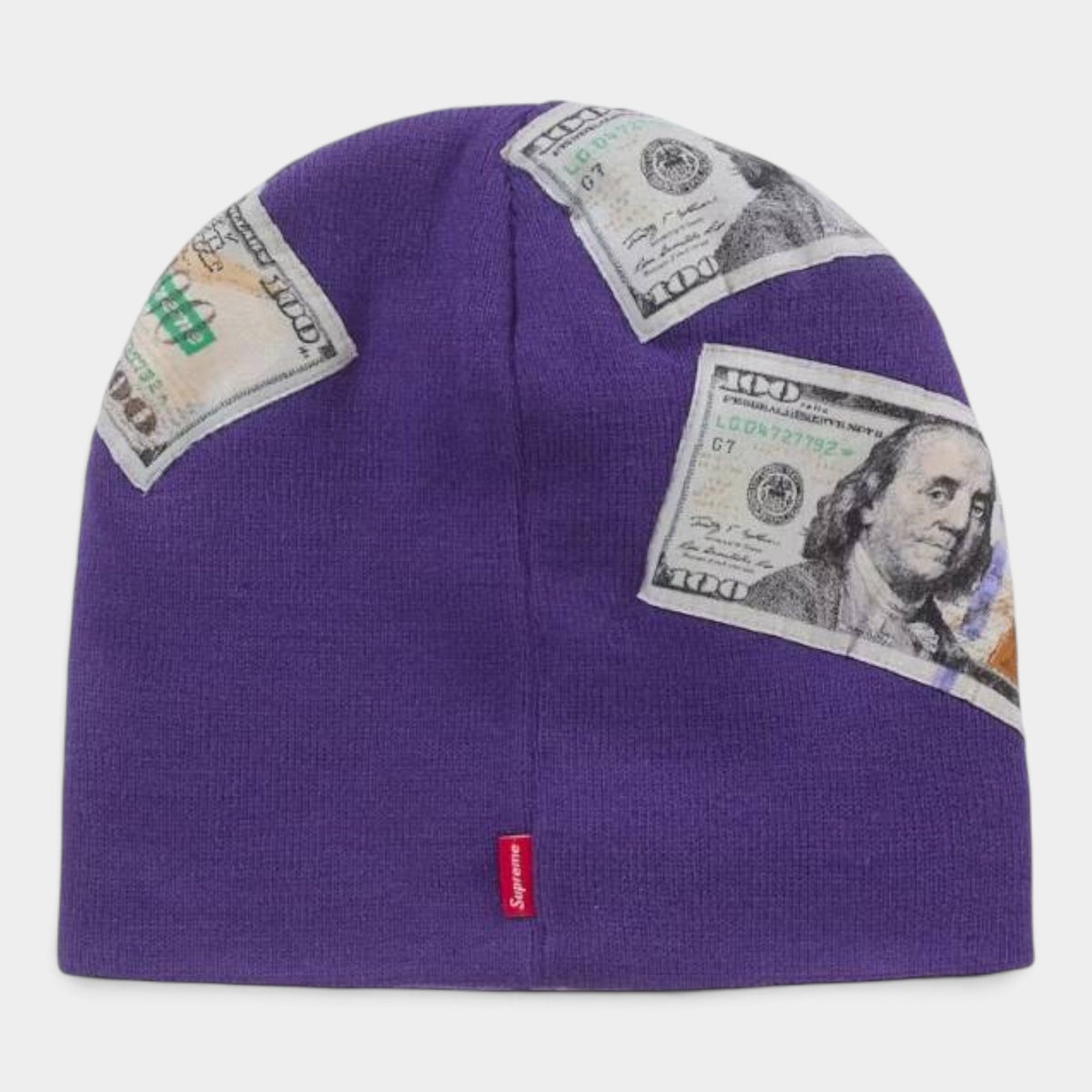  Supreme シュプリーム 2026AW Money Beanie　マネービーニー パープル1