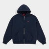 Supreme シュプリーム 2026AW Small Box Zip Up Hooded Sweatshirt　スモールボックスジップアップ フーデッドスウェットパーカー ネイビー