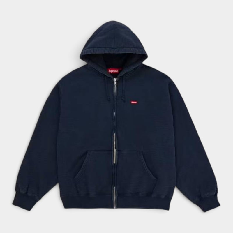 Supreme シュプリーム 2026AW Small Box Zip Up Hooded Sweatshirt　スモールボックスジップアップ フーデッドスウェットパーカー ネイビー