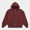 Supreme シュプリーム 2026AW Small Box Zip Up Hooded Sweatshirt　スモールボックスジップアップ フーデッドスウェットパーカー ブラウン